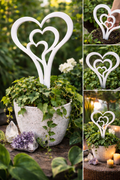 Double Heart Plant Climber Support
